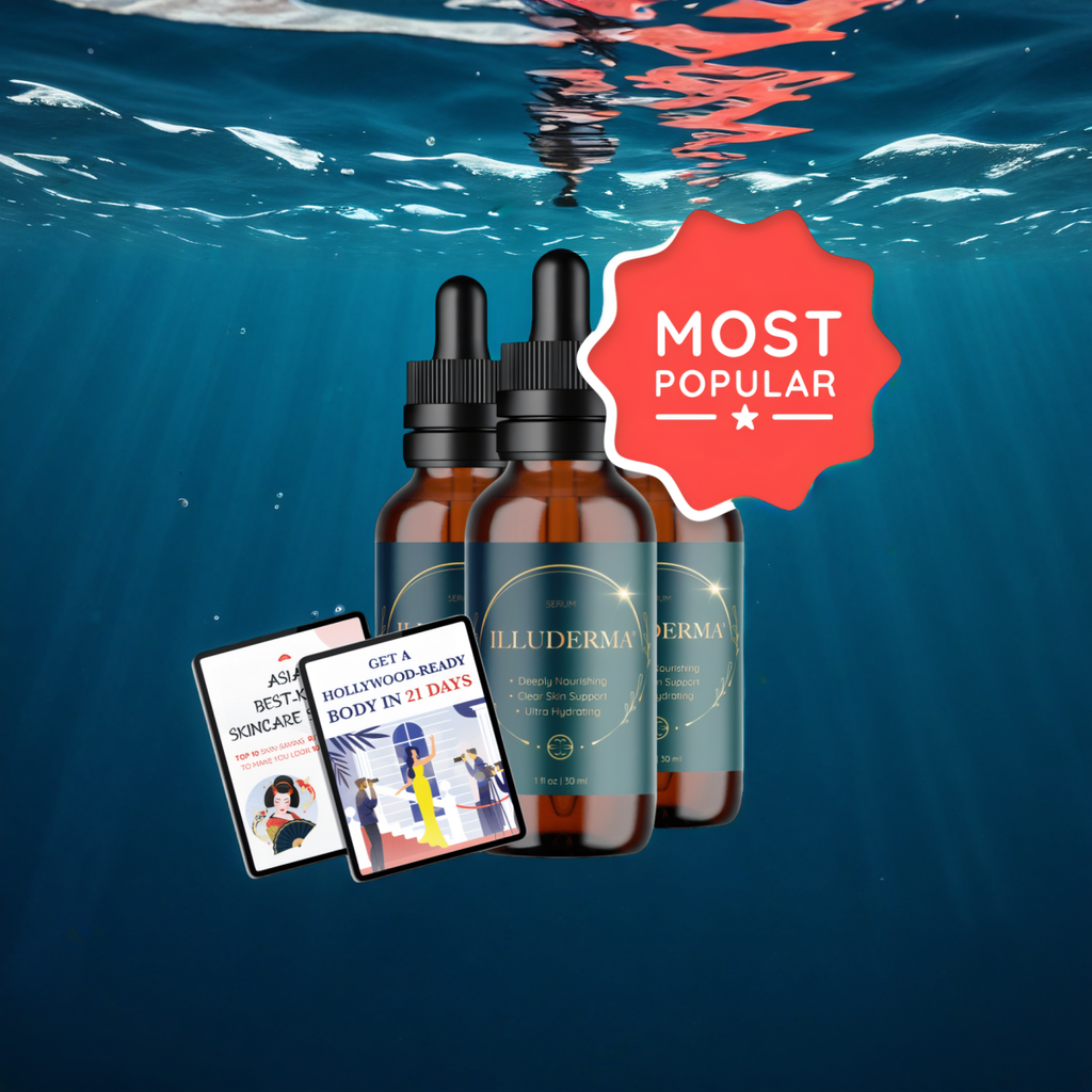 Illuderma - 3 Bottles + 2  Ebooks